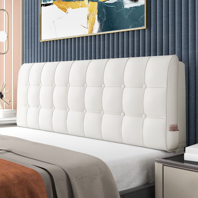 Headboard Cushion Full Cover Cushion Soft Cover Light Luxury Pillow Modern Tatami Simple Self-Adhesive Anti-Collision Head Fixation