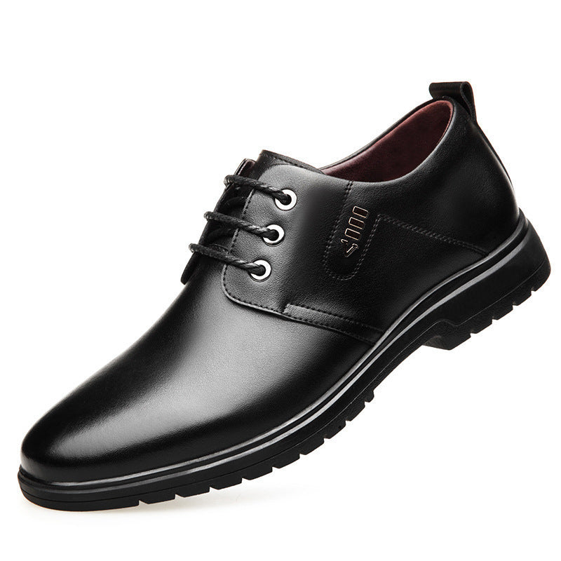 Men's Leather Shoes Business Casual Single Shoes Black Formal Work Shoes Wholesale Men's Casual Shoes Export Work Shoes