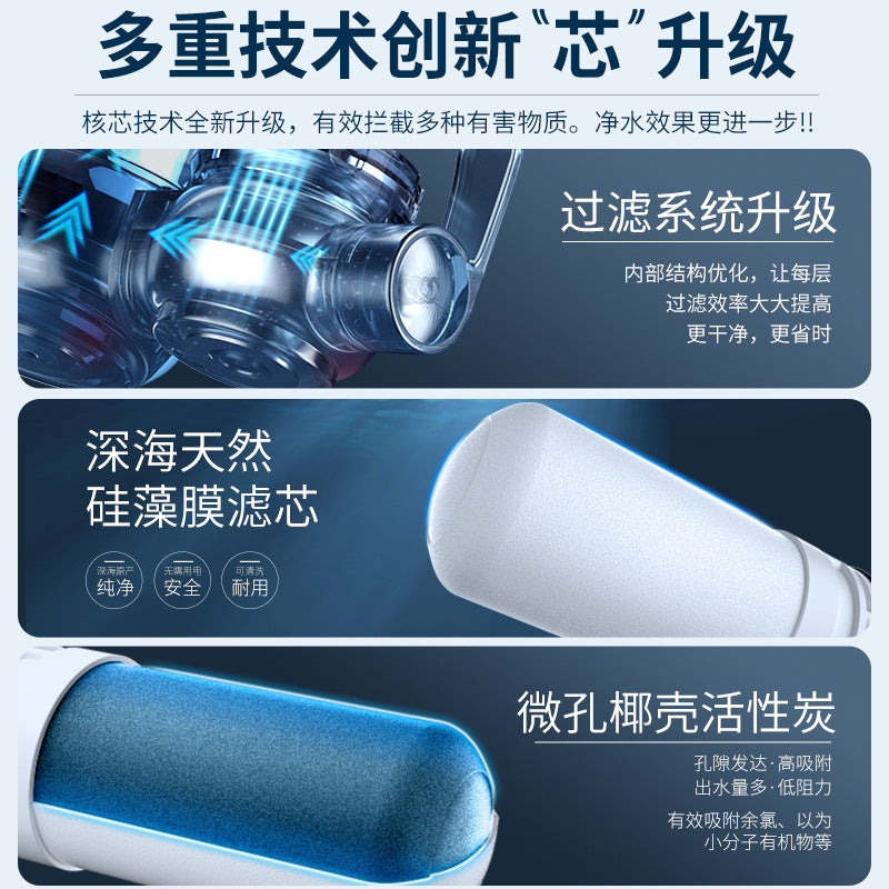 Faucet Water Purifier Water Filter Kitchen Tap Water Filter Direct Drinking Single Outlet Ceramic Filter Cartridge Wholesale