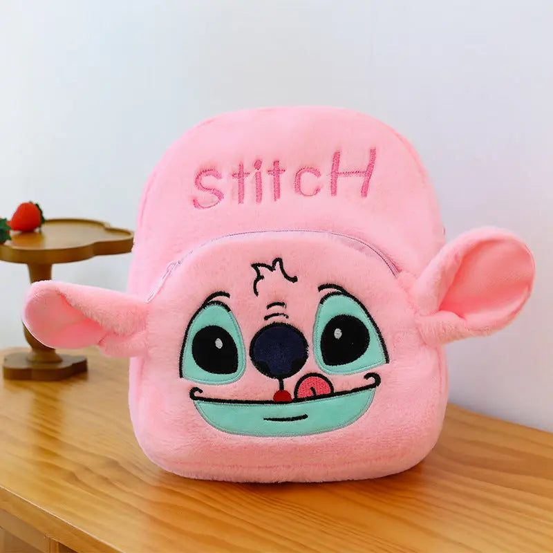 New Stitch Plush Toy Double-Back Cute Children's Large Capacity Backpack for Outings http://detail.1688.com/offer/957031023505.html