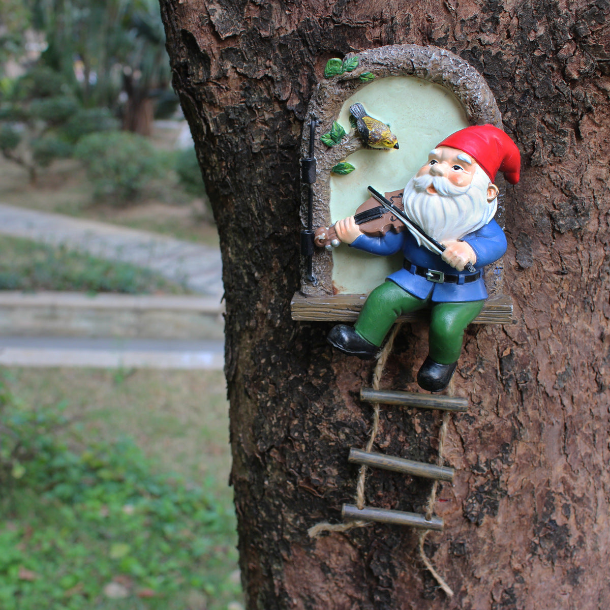 Cross-Border New Fluorescent Playable Dwarf Tree Hanging Resin Craft Pendant Creative Micro Landscape Garden Decoration