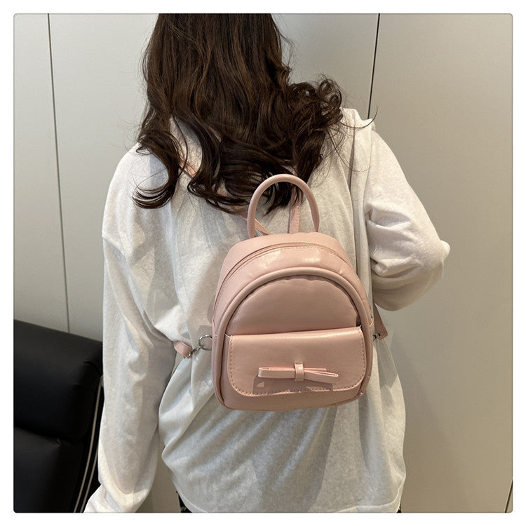 Simple Double Shoulder Small Bag for Women Spring Summer2025New Single Shoulder Crossbody Bag Korean Style Women's Fashion Handheld Small Square Bag