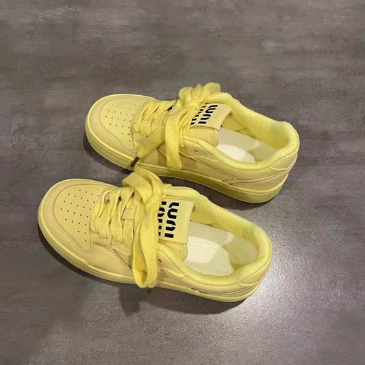 Casual Shoes Sports Summer Dopamine Niche Color Matching Loafers2025New casual college sneakers for women
