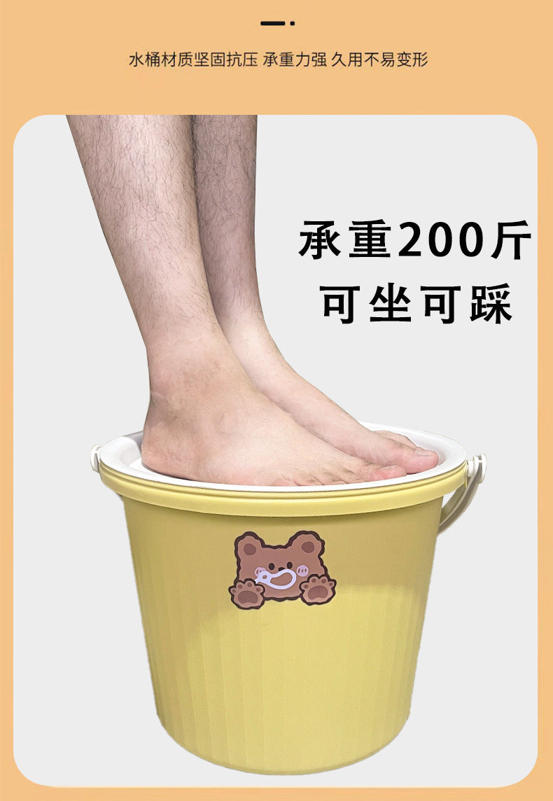 Back-to-School Season Toiletries Set Washbasin Bucket Tooth Cup Soap Dish Shoe Brush for Male and Female Students Dormitory11Set