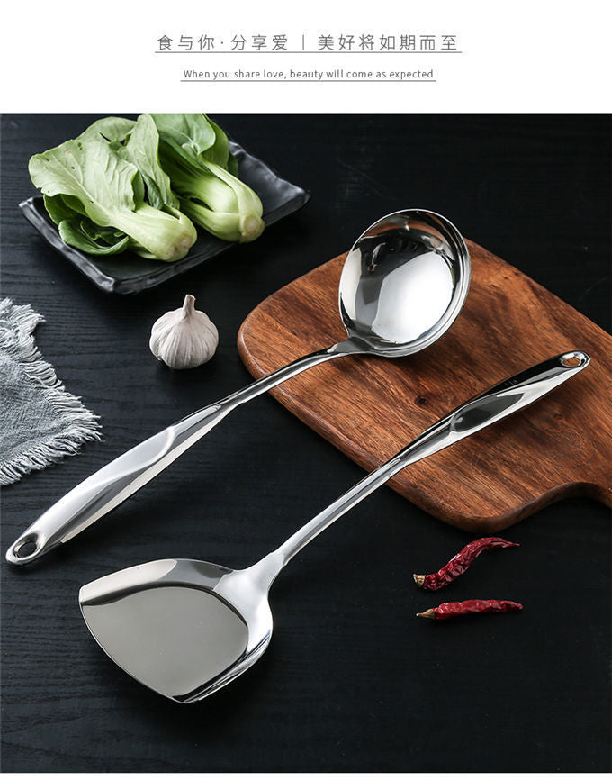 Home Stainless Steel Spatula Cooking Spatula Spoon Set Cooking Spatula Kitchen Cooking Spatula Thickened Roja