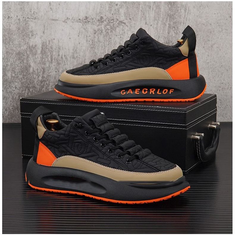 Leather men’s casual durable slip-on shoes