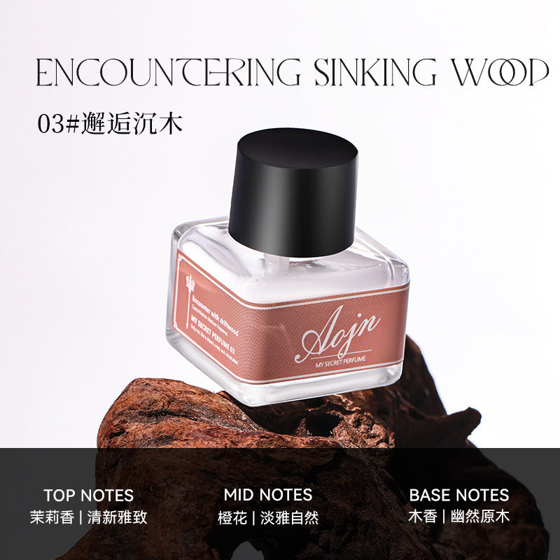 AOJN Secret Perfume Violet Whisper Garden Girl Natural Long-lasting Light Fresh Woody Fragrance