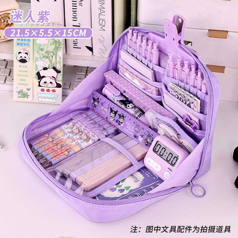 Back-to-School Season Stationery Box for Elementary School Students with a High-End Feel12Layer Pencil Case ins High-Quality Multi-Functional Stationery Bag Pencil Case http://detail.1688.com/offer/965484230964.html