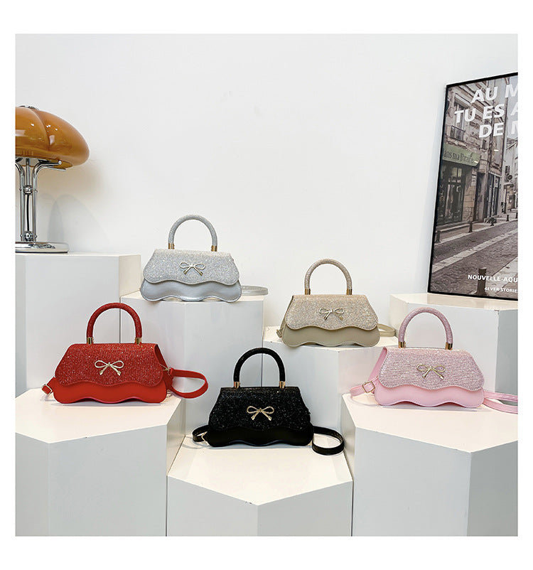 Fashion Trend Casual Simple Texture Baguette Bag2025Summer new style women's personalized shoulder crossbody bag