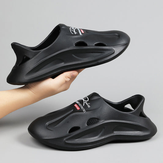 Driving Shoes for Men, Summer New Style Fishing Outdoor Closed-Toe Thick-Soled Non-Slip Odor-Free Sandals for Women