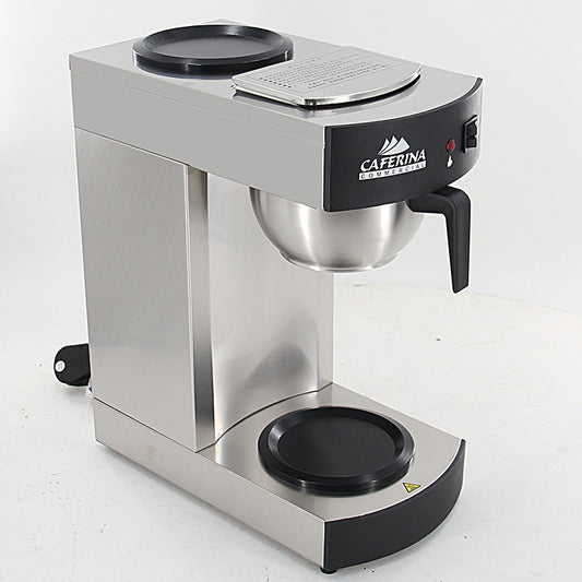 CAFERINA Fully Automatic American Coffee Machine Drip Filter Commercial New Lux Steel Bottom Coffee Pot Glass Large Capacity