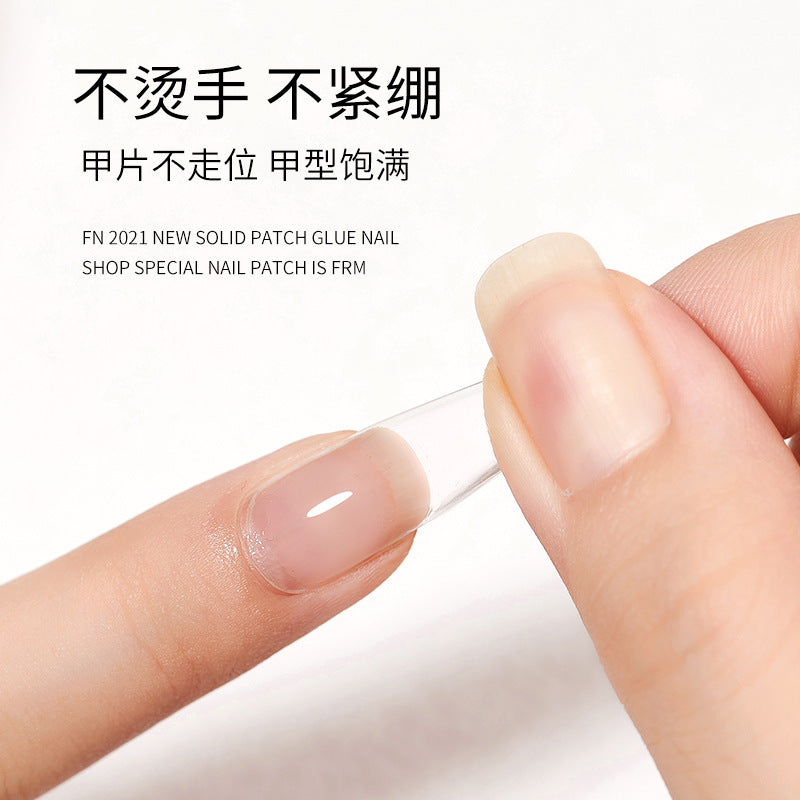Wearable Nail Special Solid Glue Nail Patch Glue Phototherapy Function Extended Nail Patch Adhesive Long-lasting Firm Adhesive for Rhinestones