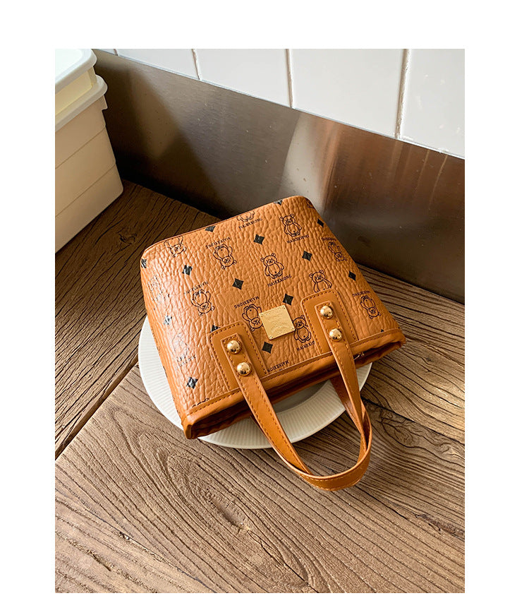 Large Capacity Stylish Versatile Korean Version ins Women's Bag2025New fashionable and high-end one-shoulder tote bag