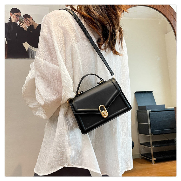 Fashionable and Elegant Small Square Bag2025Summer New Korean Style Niche Casual Commuter Crossbody Bag Trendy Shoulder Bag