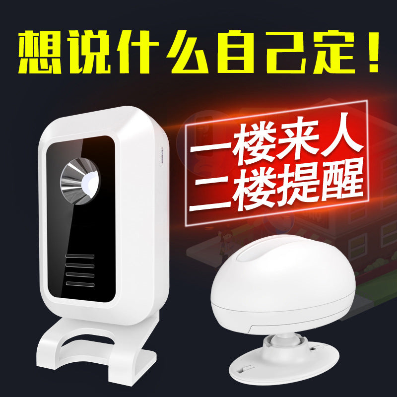 Factory Direct Sales Welcome to Sensor Store Entry Wireless Infrared Split Sensor Doorbell M7+P827