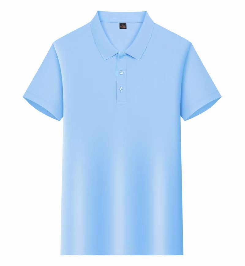 Short Sleeve polo Men's Summer Workwear Turn-down Collar Printed Work Shirt logo Patterned Advertising Shirt for Men polo Shirt