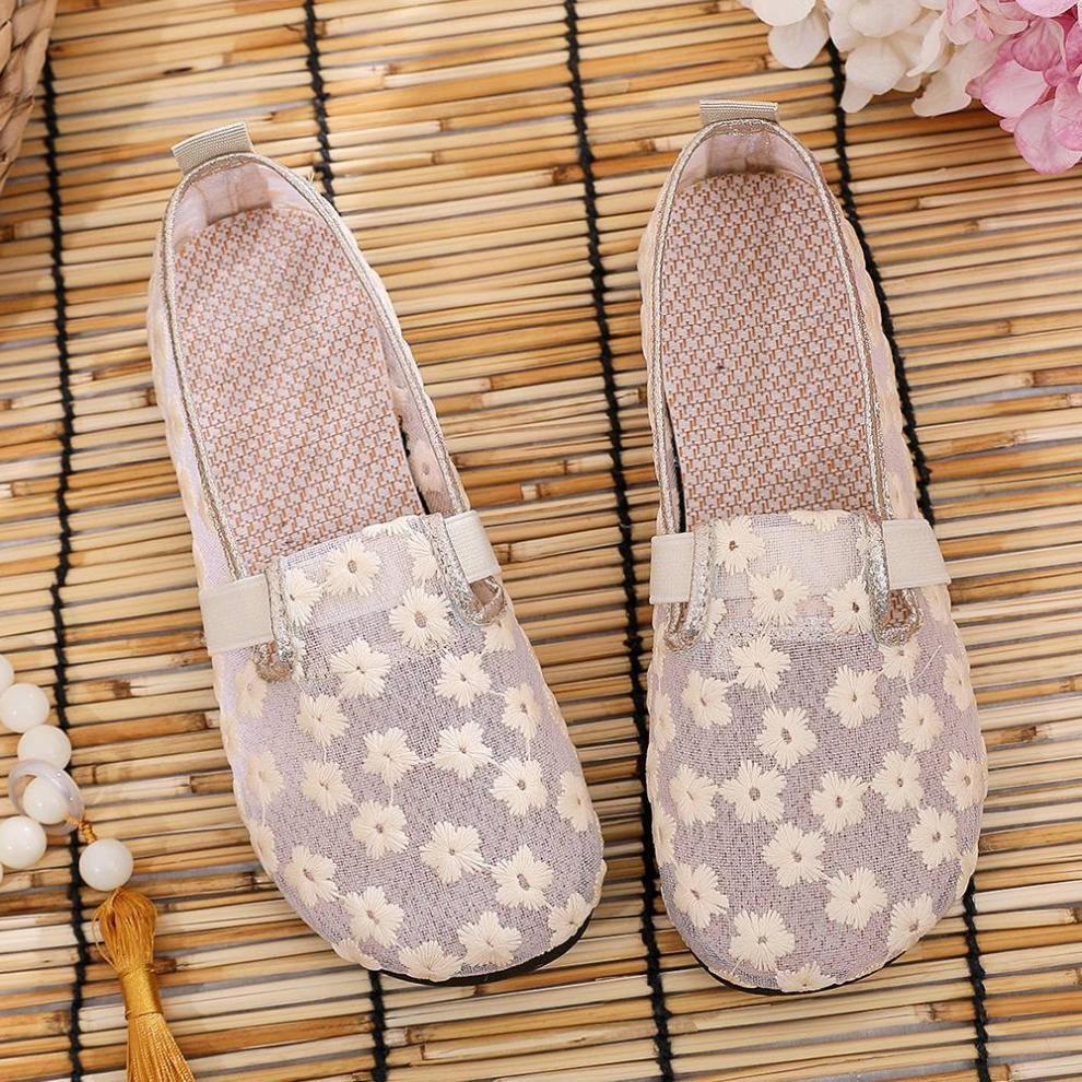Summer New Beijing Cloth Shoes High-Quality Hot-Selling Comfortable Women's Shoes Thin Breathable Non-Suffocating Flat Soft Sole Shoes