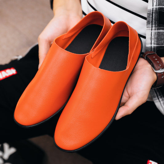 New Fashion Casual Sports Shoes Autumn Breathable Thick Sole Comfortable Casual Men's Shoes Men's Single Shoes Four Seasons Style