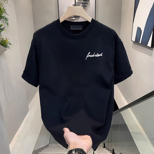 100%Pure Cotton Men's T-shirt 2025 New