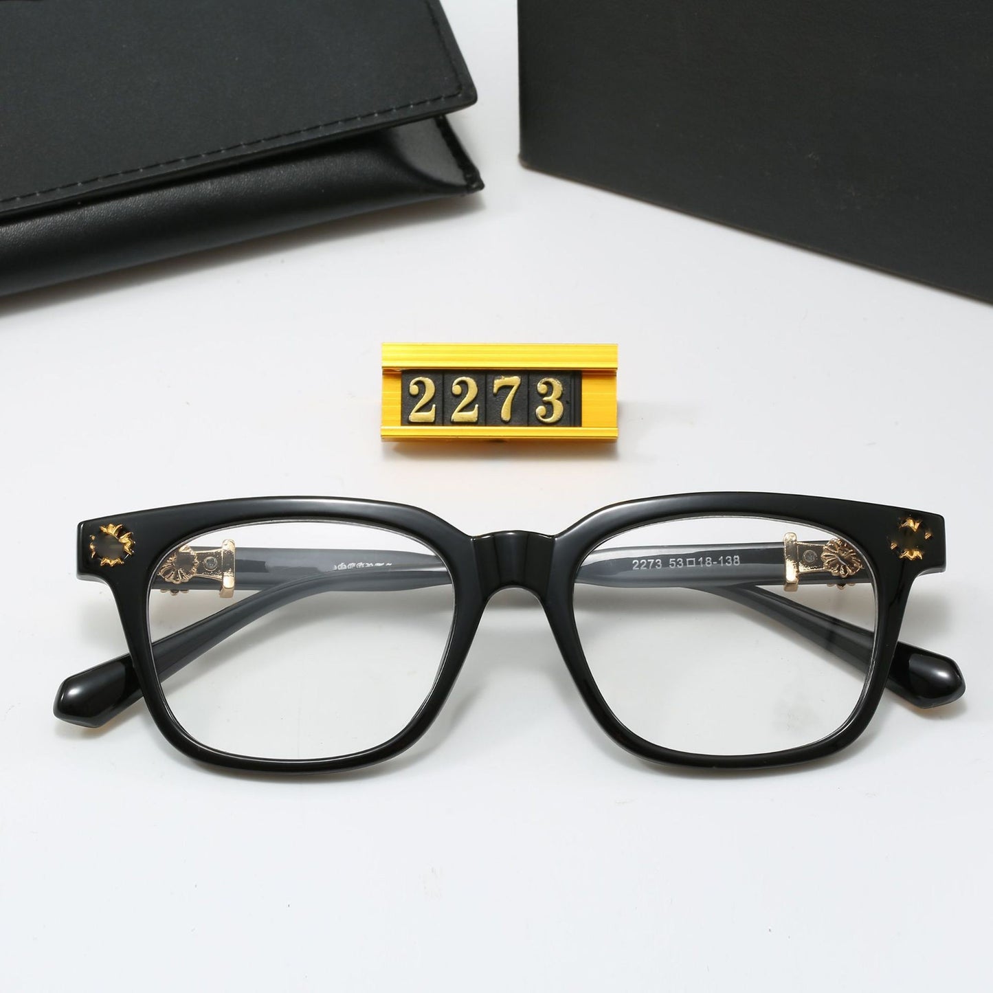 European and American Style New Sunglasses for Men and Women, Square Frame, Classic Travel Fashion Optical Glasses2273