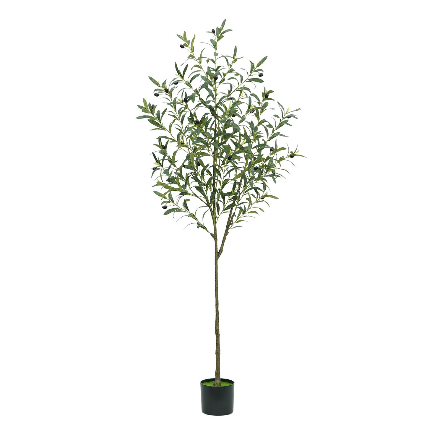 Artificial Plants Amazon Foreign Trade Wholesale Fake Tree Potted Artificial Olive Tree Indoor Large Green Plant Floor Ornament