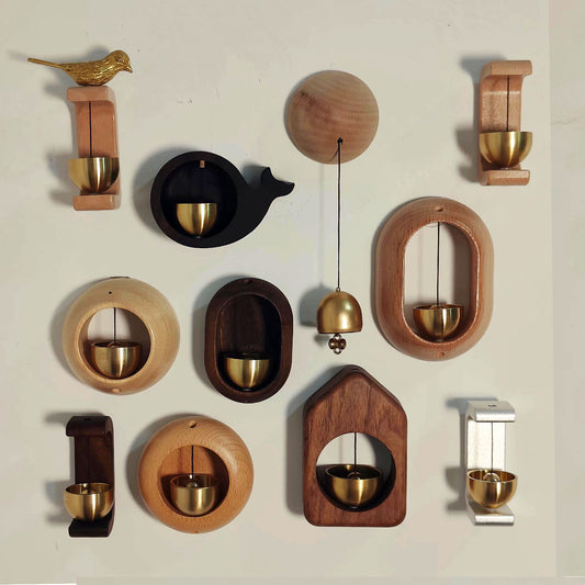 Brass Dopamine Wind Chime Creative Bedroom Hanging Decoration Entry Door Bell Meditation Summer Breeze Hanging Ornament Door Decoration Bell