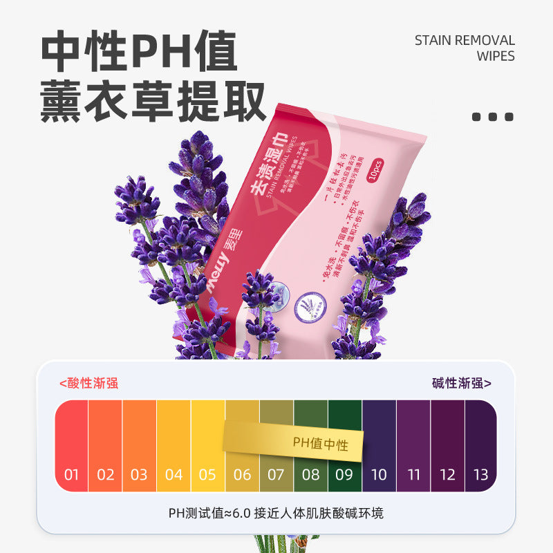Down Jacket Cleaning Wipes Household Oil Stain Removal Dry Cleaning Agent Disposable Clothing Stain Removal Wet Wipes Wholesale