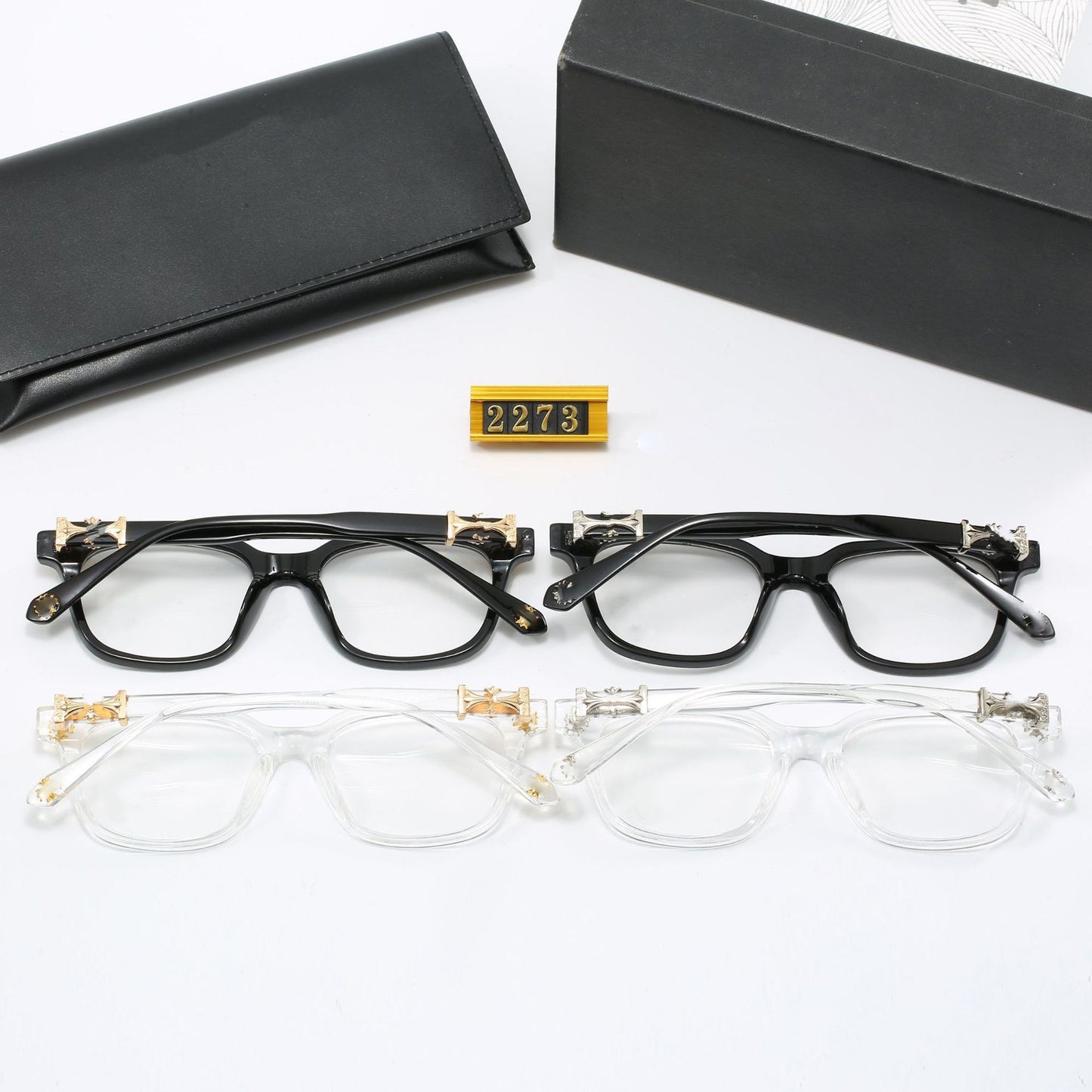 European and American Style New Sunglasses for Men and Women, Square Frame, Classic Travel Fashion Optical Glasses2273