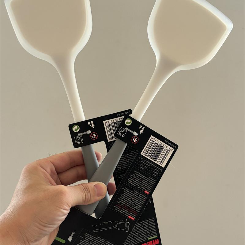 Upgraded and useful！High temperature resistant color-blocking food-grade silicone spatula！Special cooking spatula for non-stick pans at home