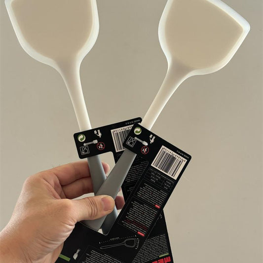 Upgraded and useful！High temperature resistant color-blocking food-grade silicone spatula！Special cooking spatula for non-stick pans at home