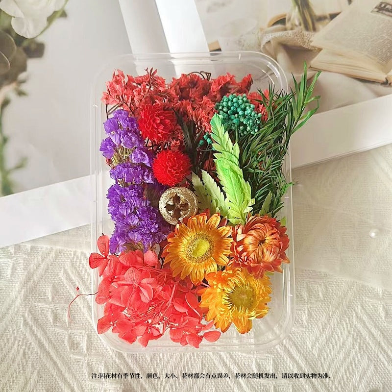 Dried Flowers Eternal Flowers Handmade Exquisite Material Kit Wreath Dried Flowers Trees Hydrangea Decoration Eternal Dried Flowers Material