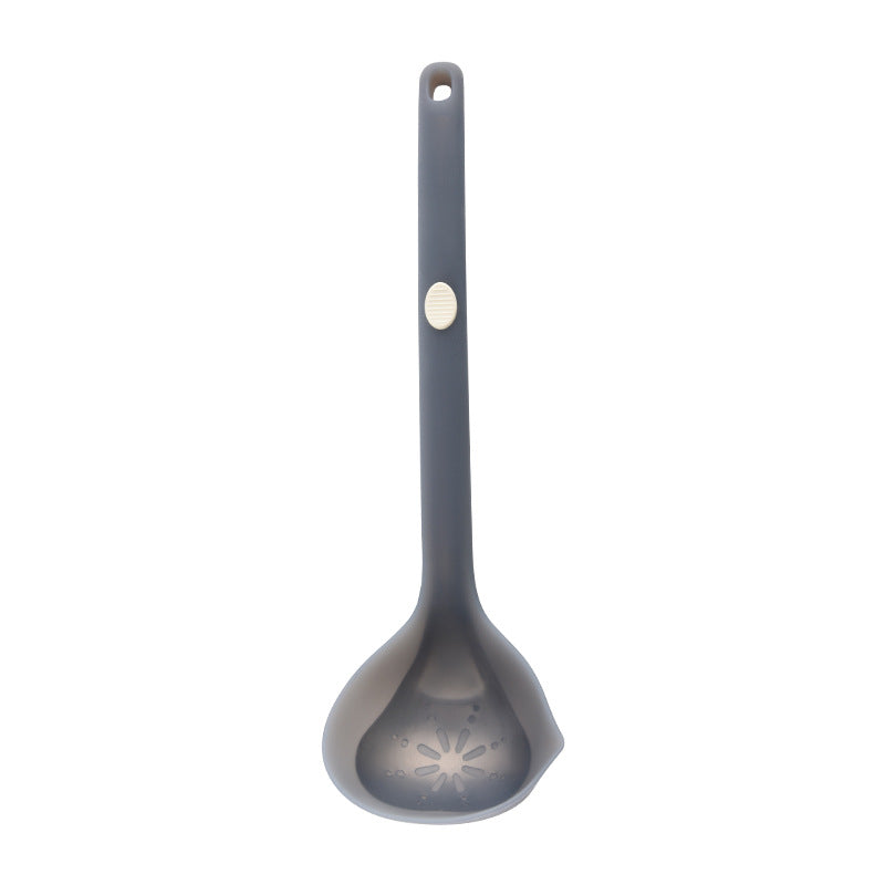 New Style Steel-Clad Silicone Spatula Semi-Transparent Silicone Chinese Spatula Household Kitchen Food-Grade Non-Stick Cooking Spatula
