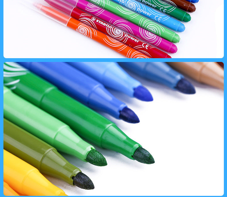Germany stabilo Sipile Power Music280 Washable Watercolor Pens12/18/24/30Color Painting Set
