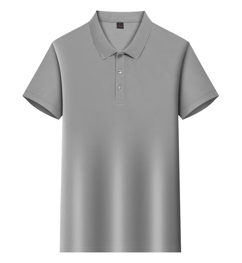 Short Sleeve polo Men's Summer Workwear Turn-down Collar Printed Work Shirt logo Patterned Advertising Shirt for Men polo Shirt