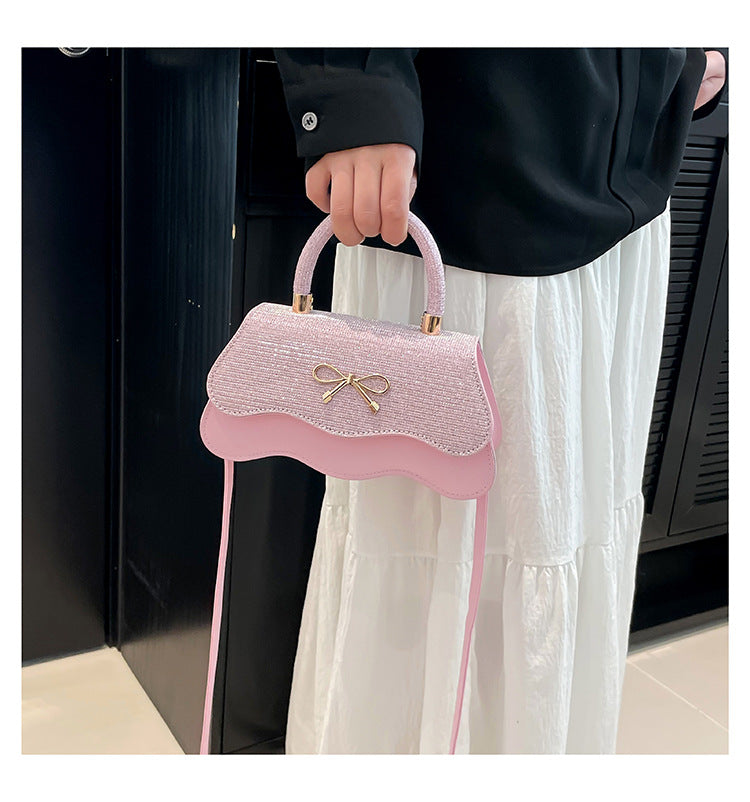 Fashion Trend Casual Simple Texture Baguette Bag2025Summer new style women's personalized shoulder crossbody bag