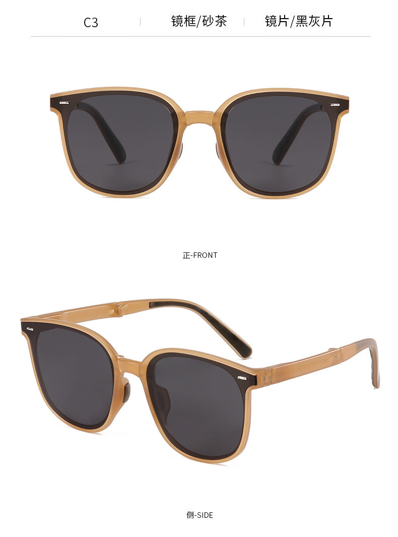 TRP20314Wood Nine10Yes Folding Polarized Sunglasses Flat Nylon1.5Sunshade and Sun Protection Portable Sunglasses