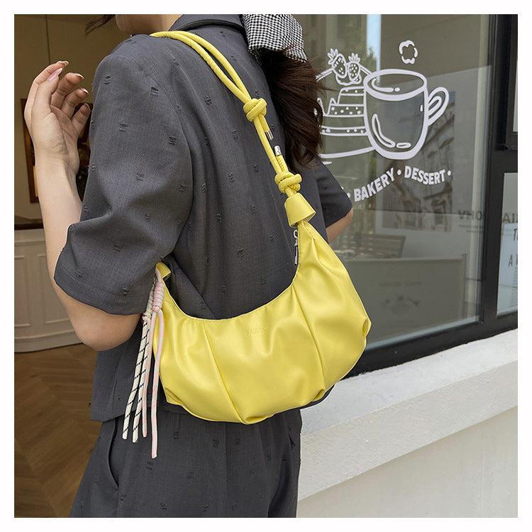 High-end Underarm Bag for Women2025New Trendy Fashion Versatile Casual Single Shoulder Bag Crossbody Dumpling Bag