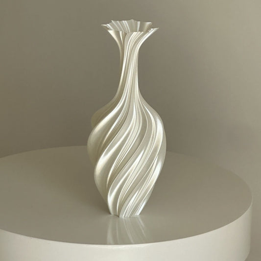 New Artistic Abstract Vase Twisted Vintage Flower Arrangement Decorative Ornament Nordic Minimalist ins Wind3D Printed Light Luxury