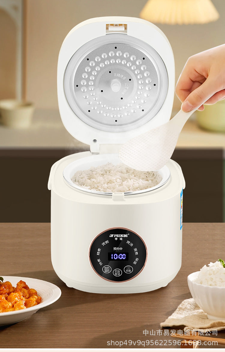 Positive Hemisphere Household Rice Cooker Small Mini1to2People3L Multifunctional Smart Rice Cooker with Reservation and Steaming Wholesale