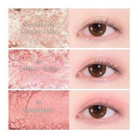 Capel Ice Cream Nine-Color Eyeshadow Palette Pearlescent Matte Rose Palette Under-eye Blush Oat Milk Tea Earth Pure Desire