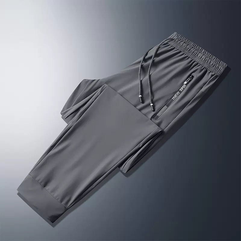 Construction Site Summer Casual Pants Men Workwear Pocket with Zipper Work Pants Men Loose Summer Wear-Resistant Labor Protection Worker