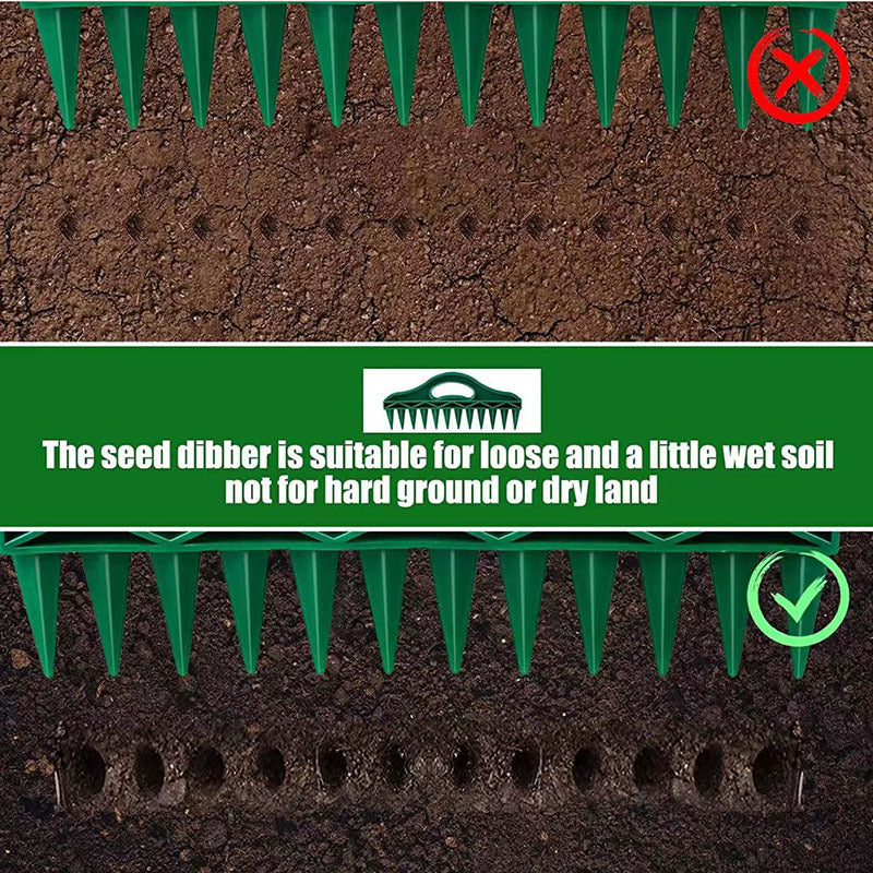 Seeding Hole Puncher Soil Quick Hole Puncher Gardening Seed Spacing Tool Vegetable Plant Seeding、Cuttings