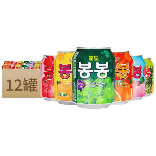 Free Shipping Korean Original Imported Haitai Beverage Grape Peach Orange Strawberry Mango Mixed Juice Bulk Inquiry