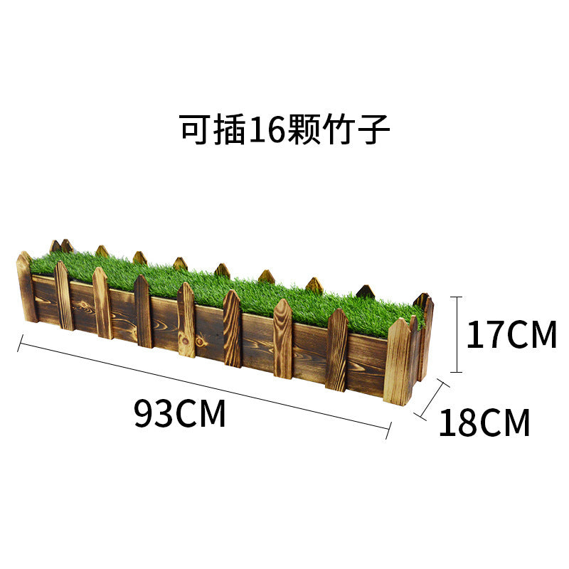 Artificial Bamboo Fake Bamboo Hotel Restaurant Home Indoor Partition Decoration Wholesale Green Plant