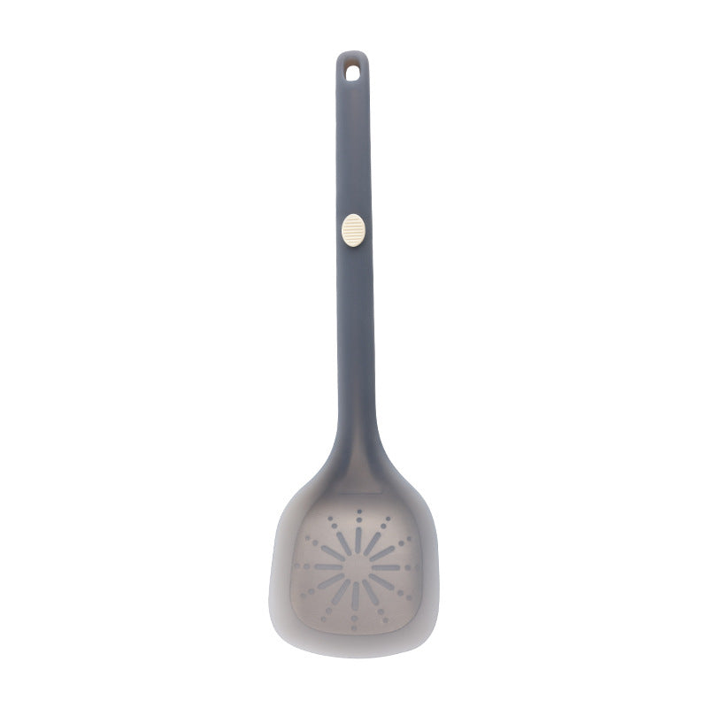 New Style Steel-Clad Silicone Spatula Semi-Transparent Silicone Chinese Spatula Household Kitchen Food-Grade Non-Stick Cooking Spatula