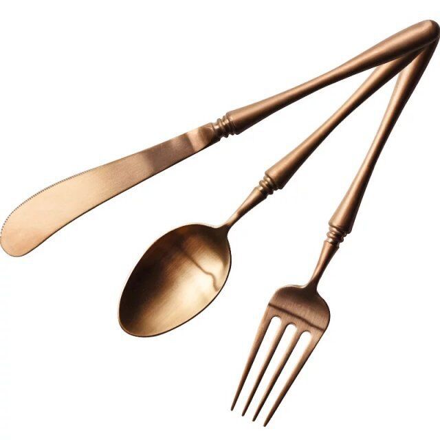 Slim Waist Knife, Fork, Spoon Export Japanese Daily Necessities Tableware Life304Western-style Stainless Steel Cutlery Set spoon