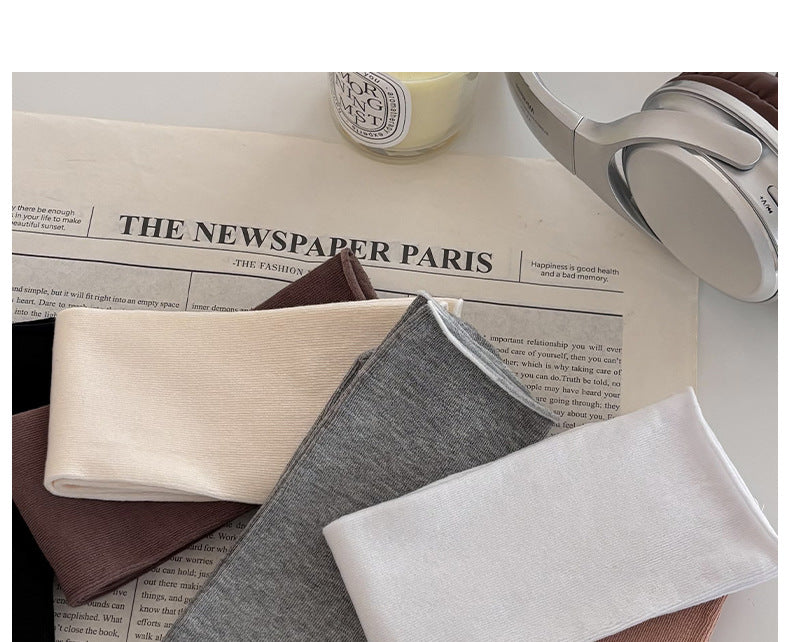 Socks Pure Cotton Women Summer Thin Style Pile Socks Solid Color Mid-Calf Socks Oxygen Cotton Confinement Socks Women Long Socks Zhuji Socks Industry
