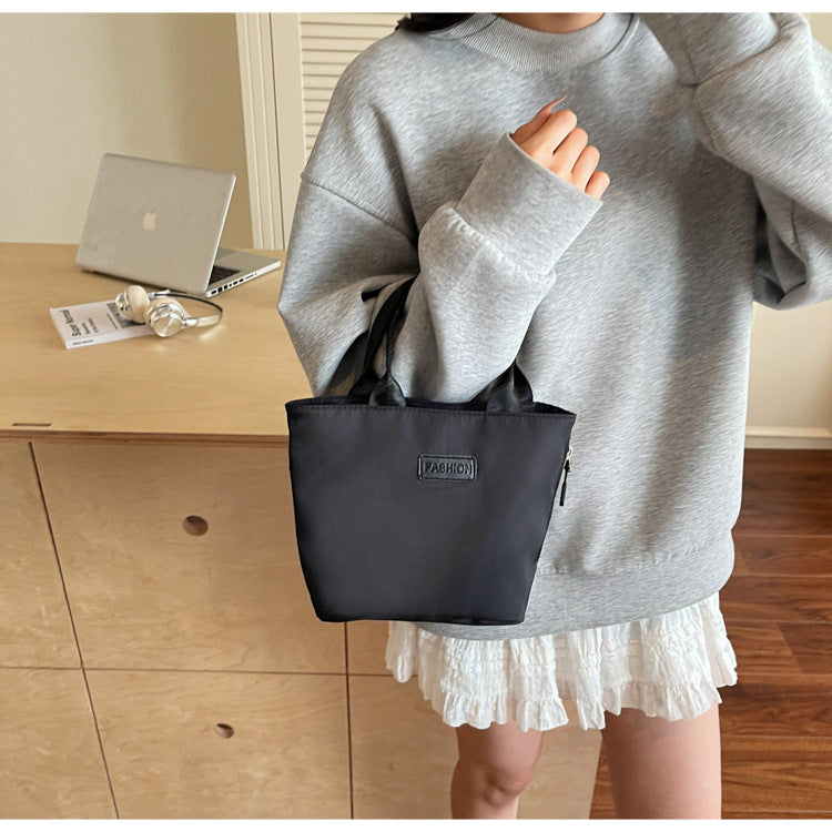 Casual Single Shoulder Crossbody Bag New Model Phone Small Square Bag Versatile Shopping Handbag Lightweight Water-Resistant Nylon Bag