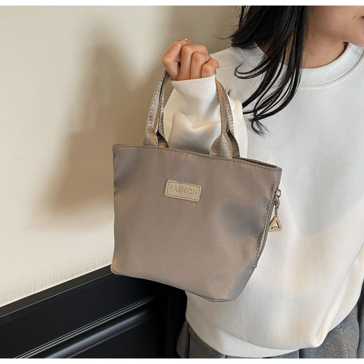 Casual Single Shoulder Crossbody Bag New Model Phone Small Square Bag Versatile Shopping Handbag Lightweight Water-Resistant Nylon Bag