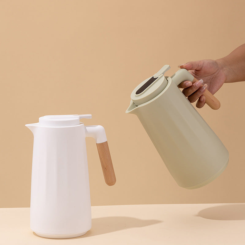 Cross-Border Insulated Kettle Household Glass Inner Liner Warm Kettle Simple Office Coffee Large Capacity Hot Water Kettle Insulated Water Kettle